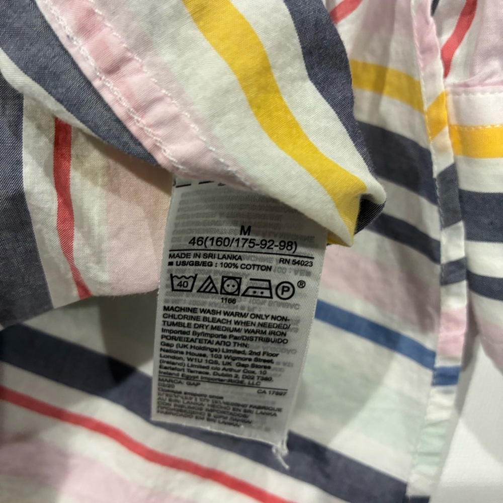 GAP Multicolor Striped Men's Shirt - Picture 9 of 9